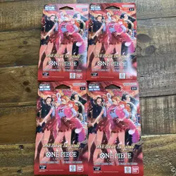 ONE PIECE Heroines EB-03 Sleeved Booster pack English - Lot of 4 - New / Sealed - Image 1