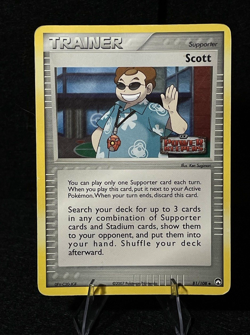 Pokemon Scott 81/108 Power Keepers Reverse Holo DP09 Trainer Card MP - Image 1