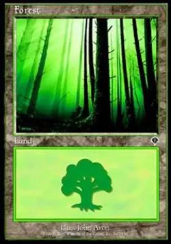 Forest (347) - Medium Play MTG Invasion - Image 1