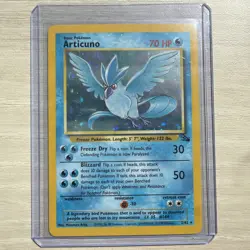 Pokemon TCG Articuno 2/62 Fossil Holo Rare Excellent Condition (UNGRADED) - Image 1