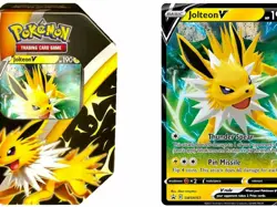 Pokemon Fall 2021 - Jolteon / Blitza V Tin Box EN - Eevee Evolutions - NEU & OVP - Image 2