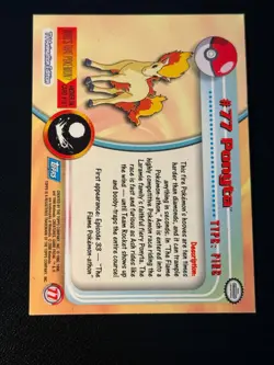 Ponyta 77 Pokemon Topps Holo - Image 2