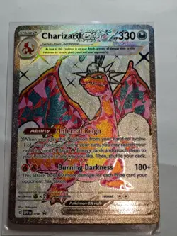 Charizard ex Full Art SVP 056 Pokemon Scarlet and Violet Promo TCG NM (BL5) - Image 1
