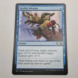 MTG: Rookie Mistake 066/274 - M21 Core Set 2021 Blue Common - Image 1