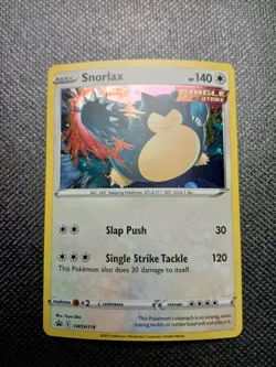 Pokemon TCG Snorlax SWSH119 Sword & Shield Holo Black Star Promo NM - Image 1