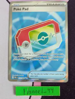 Poke Pad 113/088 Pokemon TCG Me03: Perfect Order POR Holo Full Art Ultra Rare NM - Image 1