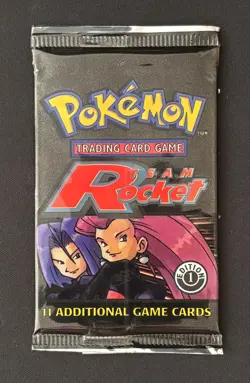 Factory Sealed 1st Edition - Team Rocket - Booster Pack - Vintage Pokemon WOTC - Image 1
