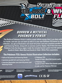Pokemon TCG Unova Victini Illustration Collection Black Bolt, White Flare - Image 4