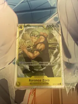 One Piece TCG Zoro OP15-113 Super Rare English SR - Image 1