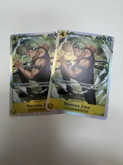 OP15-113 SR Rorano Zoro X2 Cards One Piece TCG CCG - Image 1