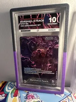 Marshall D Teach 2nd Anniversary one piece OP09-081 ACE 10 perfect subgrades - Image 1