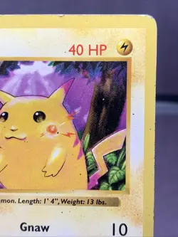 Pokemon TCG Pikachu 58/102 Shadowless Red Cheeks Base Set 1999 WOTC Vintage - Image 4