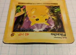Pikachu Red Cheeks Shadowless 58/102 HP Common Base Set Pokemon WOTC 1999 - Image 4
