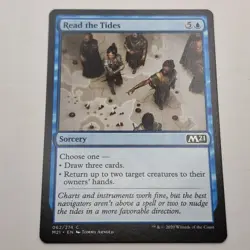 MTG: Read the Tides 062/274 - M21 Core Set 2021 Blue Common - Image 1