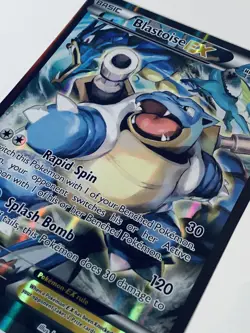 Pokemon Card TCG - JUMBO Blastoise EX Card Black Star Promo XY122 NM/M - Image 3
