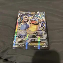 Pokemon TCG - JUMBO Blastoise EX Card Black Star Promo XY122 - Image 1