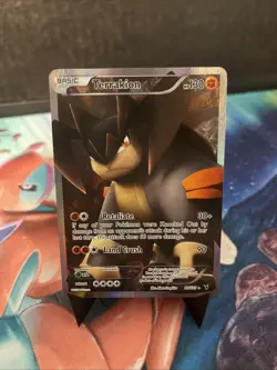 Pokemon TCG Terrakion Noble Victories Holo Full Art Ultra Rare Card 99/101 - Image 1