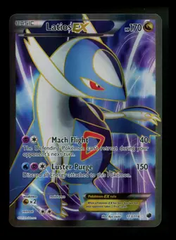 #3 Latios EX 113/116 BW Plasma Freeze 2013 Full Art Holo Rare Pokemon Card TCG - Image 1