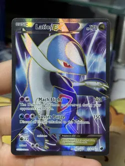 #3 Latios EX 113/116 BW Plasma Freeze 2013 Full Art Holo Rare Pokemon Card TCG - Image 3