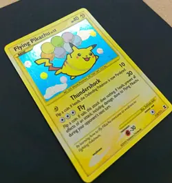 Flying Pikachu 113/111 Holo Pokemon Card 2009 Rising Rivals Secret Rare - Image 4