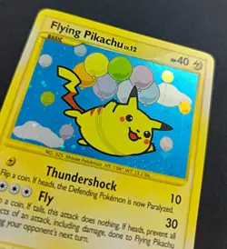 Flying Pikachu 113/111 Holo Pokemon Card 2009 Rising Rivals Secret Rare - Image 5