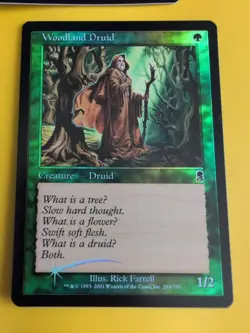 Druid's Call & Woodland Druid. MTG Card. Odyssey.Old Border FOIL.2 cards - Image 2