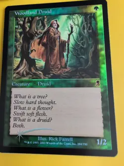 Druid's Call & Woodland Druid. MTG Card. Odyssey.Old Border FOIL.2 cards - Image 3