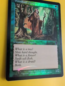 Druid's Call & Woodland Druid. MTG Card. Odyssey.Old Border FOIL.2 cards - Image 4
