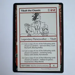 MTG Tibalt the Chaotic - MTG Mystery Booster Magic - Image 1