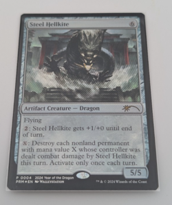 MTG Steel Hellkite FOIL 2024 Year of the Dragon APAC Promo NM English Lunar New - Image 1