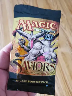 MAGIC THE GATHERING Lot of (3) SAVIORS OF KAMIGAWA Factory Sealed Booster Packs - Image 4