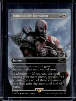 2025 Magic God War Secret Lair Drop Unbreakable Formation Borderless #7052 - Image 1