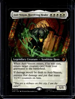 2025 Magic MTG Marvel's Spider-Man Anti-Venom Horrifying Healer Foil #0244 - Image 1