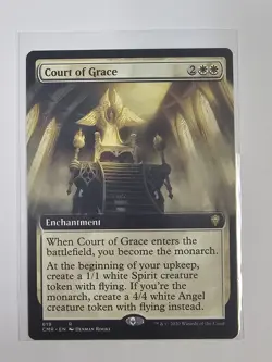 Mtg - Court of Grace (Extended Art) - Commander Legends - Rare - #619 - NM - Image 1