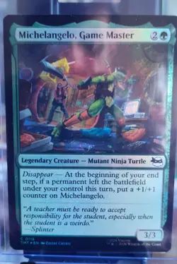 Michelangelo, Game Master Teenage Mutant Ninja Turtles Foil - Image 1