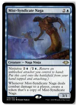 MTG Mist-Syndicate Naga - Modern Horizons Lightly Played English - Image 1