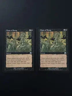 2x Chain of Smog 132 Onslaught Magic the Gathering MTG LP - Image 1