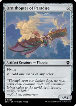 Ornithopter of Paradise [Bloomburrow Commander] Magic MTG - Image 1