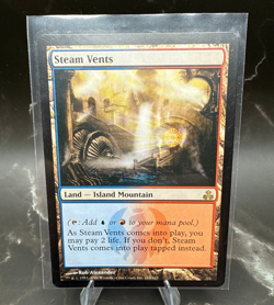 MTG Steam Vents Rare Land Guildpact Blue Red 2006 NM Magic the Gathering - Image 3