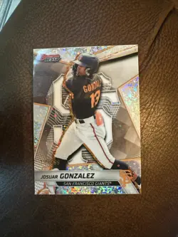 Josuar Gonzalez 2025 Bowman’s Best Mini-Diamond Refractor /299 SF Giant - Image 1