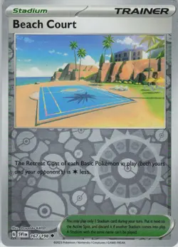 Beach Court 167/198 Uncommon Scarlet & Violet Pokemon Reverse Holo Near Mint - Image 1