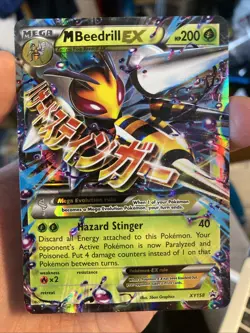 2013 POKEMON XY PROMOS #XY158 MEGA BEEDRILL - Image 1