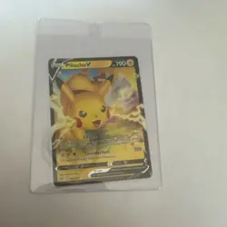 Pokemon Pikachu V Vivid Voltage Ultra Rare Holo 190HP Thunderbolt - Image 1