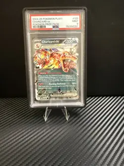 2024-2025 POKEMON PLAY! STAMP POKEMON PRIZE PACK #125 CHARIZARD EX PSA 9 - Image 1
