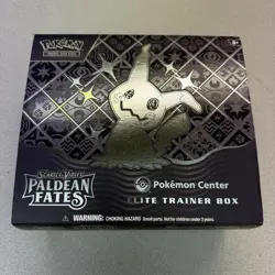 Pokemon Paldean Fates Elite Trainer Box 2024 Pokemon Center ETB OPENED EMPTY - Image 1