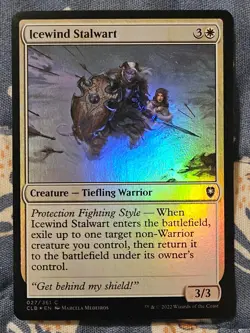 Icewind Stalwart FOIL Battle for Baldur's Gate MTG Magic Cards - Image 1