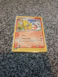 Pokemon TCG Combusken Nintendo Black Star Promos 009 Winner Stamped Promo Card - Image 1