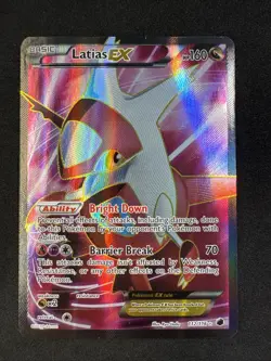 Latias EX (112 Full Art) 112/116 Plasma Freeze Holo Pokemon - Image 1