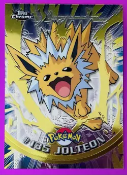 Jolteon - TOPPS CHROME Holo Pokemon NRM - Image 1