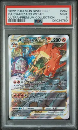 Charizard Vstar Ultra Premium Collection Sword & Shield PSA 9 Pokemon #262 - Image 1